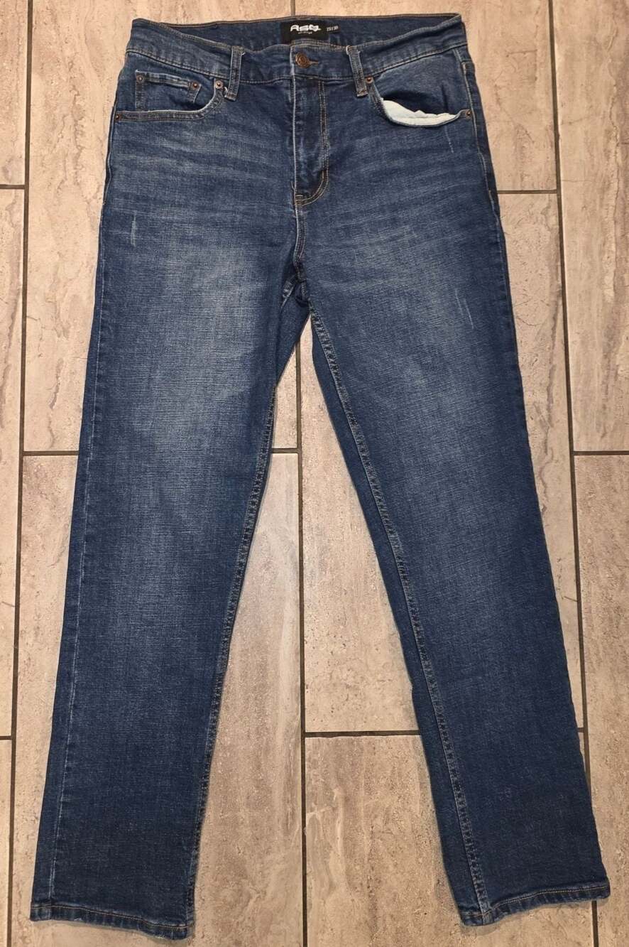 RSQ Men's Slim Straight Dark Wash Denim Jeans Size 29x30